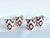 Ceramic Vintage Ikat Patterned Porcelain Coffee Cups, Set of 4 For Sale - Image 7 of 10