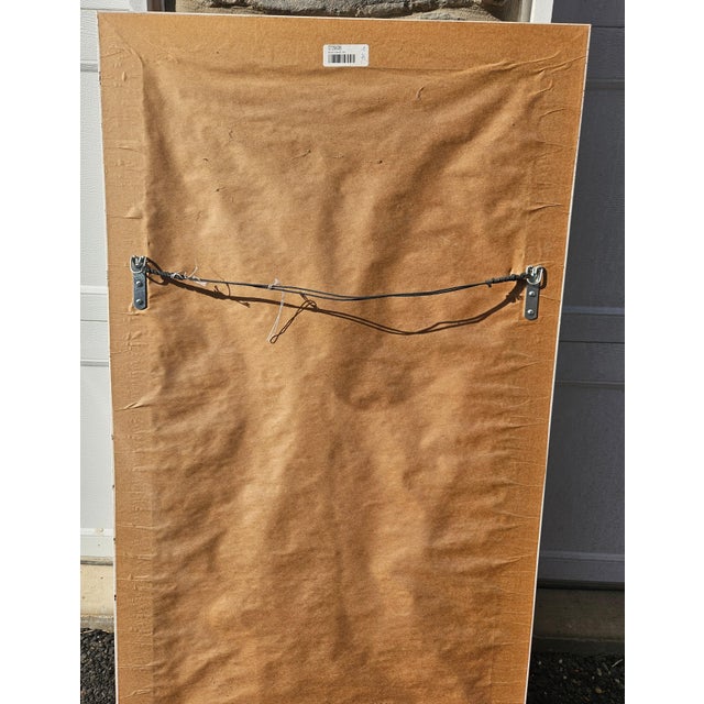 1990s Ethan Allen Custom Distressed Frame Art Renaissance Pnl Filigree For Sale - Image 9 of 9