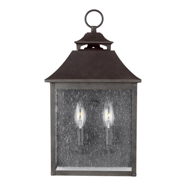 Sean Lavin by Visual Comfort Studio Galena Pocket Wall Lantern, Sable For Sale