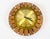 Wood Mid-Century Teak and Brass Wall Clock from Weimar, 1960s For Sale - Image 7 of 7