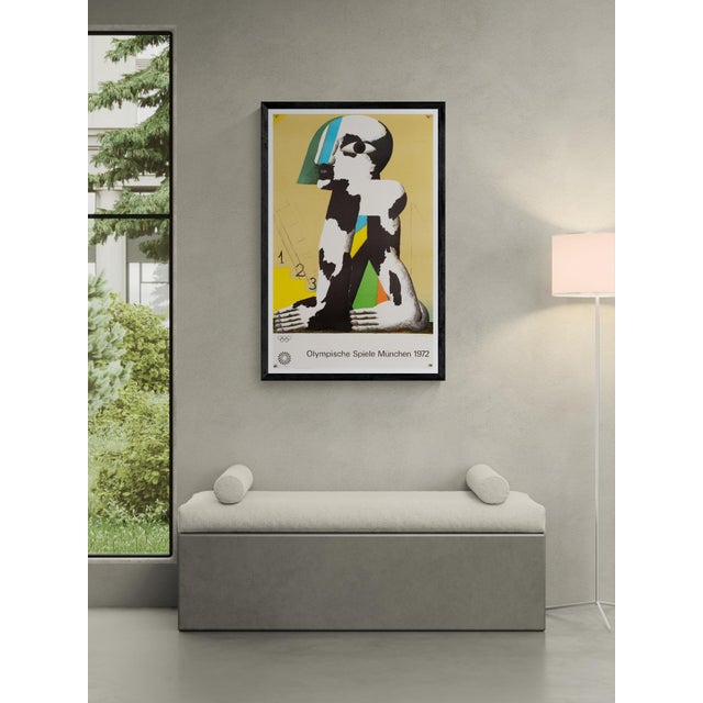 This original 1970 lithograph was designed by German artist Horst Antes for the 1972 Munich Olympic Games. Published by...