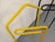 2 vintage towel racks or valets from the 80s, in yellow and black metal, can be easily folded and unfolded, very good...