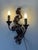 Italian Baroque Hand-Carved Wall Lights in Wood & Metal, 1950s, Set of 2 For Sale - Image 10 of 13