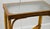 1950s Bamboo Bentwood Rattan Strand Glass Top X Base Console Accent Table For Sale - Image 4 of 11