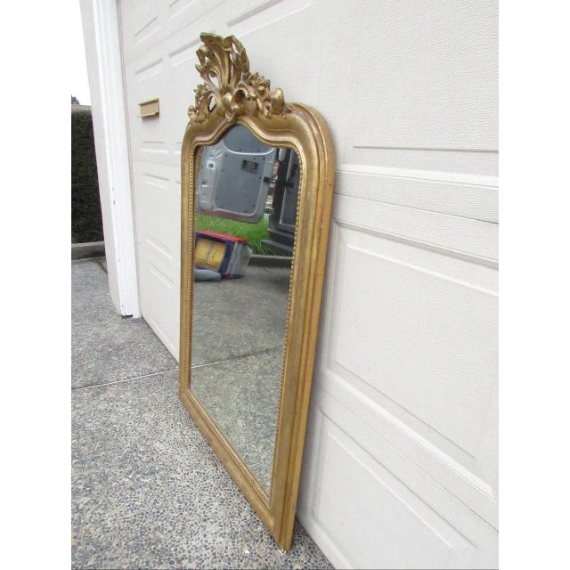 Antique Louis Philippe Giltwood Mirror For Sale - Image 16 of 18