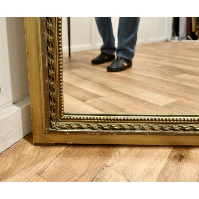 French Trumeau Pier Style Console Mirror, 1870 For Sale - Image 6 of 10