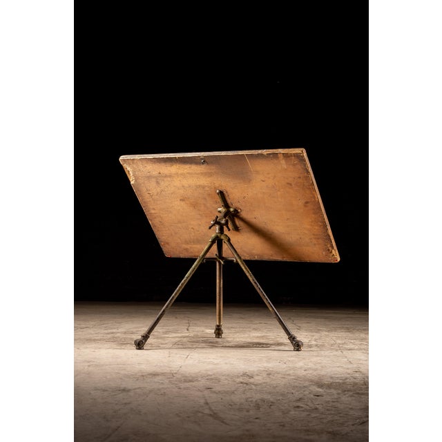 Industrial Early 20th Century Field Drafting Table by A. Hoffman & Co. For Sale - Image 3 of 9