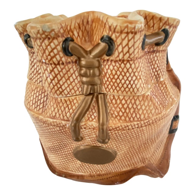 1970s Duffle Purse Cookie Jar For Sale