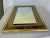 Mid-Century Modern 1970s Smoke Glass Rectangular Mirror With Brass Frame For Sale - Image 3 of 10