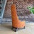 Mid-Century Modern Adrian Pearsall High Back Chair Reupholstered With Mind the Gap Fabric For Sale - Image 3 of 12