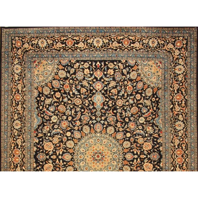 Hand-Knotted Isfahan Rug with Toranj Sheikh Safi Pattern For Sale - Image 3 of 7
