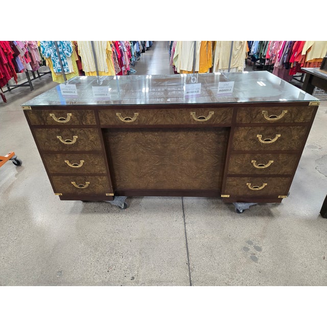 Kittenger Faux Companion Rosewood Desk For Sale - Image 9 of 9