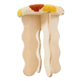 Jellyfish Stool with Wool Seat by Tiktik, 2010s For Sale
