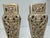 1910s Pair of Antique Victorian Reticulated Open Worked Nickel Plated Brass Vases For Sale - Image 5 of 11