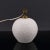 Besnard White Ceramic Lamp, France, 1930s For Sale - Image 4 of 10