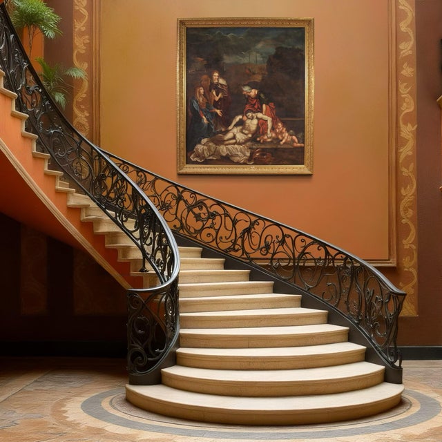 Italian Artist, Lamentation Over the Dead Christ, 1660, Oil on Canvas For Sale - Image 13 of 16