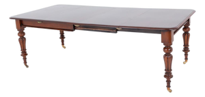 William IV Mahogany 10-Seater Dining Table, 19th Century