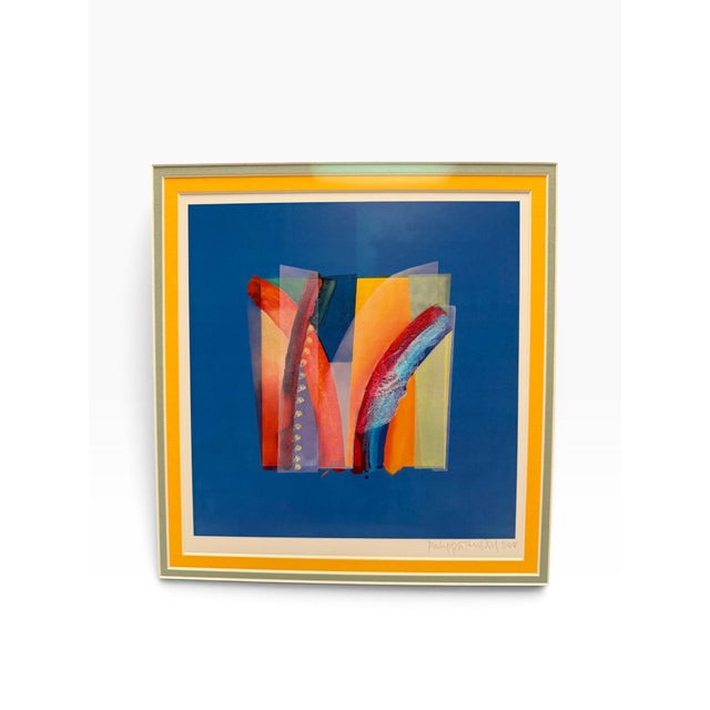An exceptional and striking large-format fine art abstract print by contemporary British artist Philippa Tunstill. Titled...