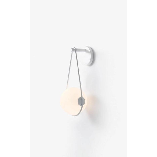 White Corda Wall Lamp by Wentz For Sale - Image 4 of 5
