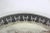 Late 20th Century Vintage Large Round Silver Plated Tray With Small Feet Pierced Side Plate Embossed For Sale - Image 5 of 8