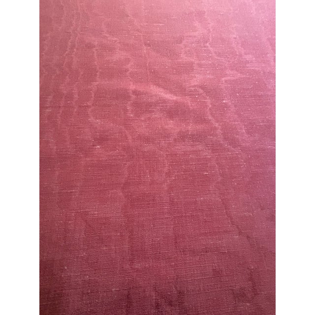 Brunschwig & Fils 22 Yards of Pink Moire Brunschwig & Fils Fabric For Sale - Image 4 of 7