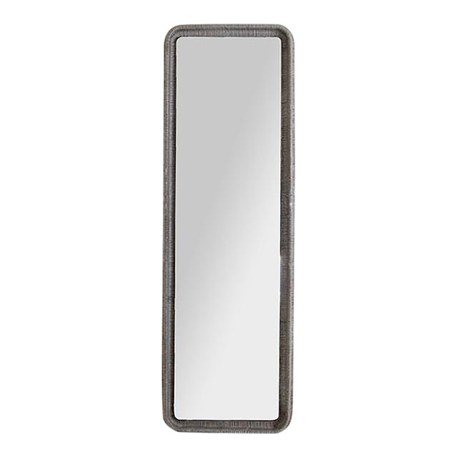 1970s Tall Sculptural Modernist Mirror by Burchiellaro For Sale
