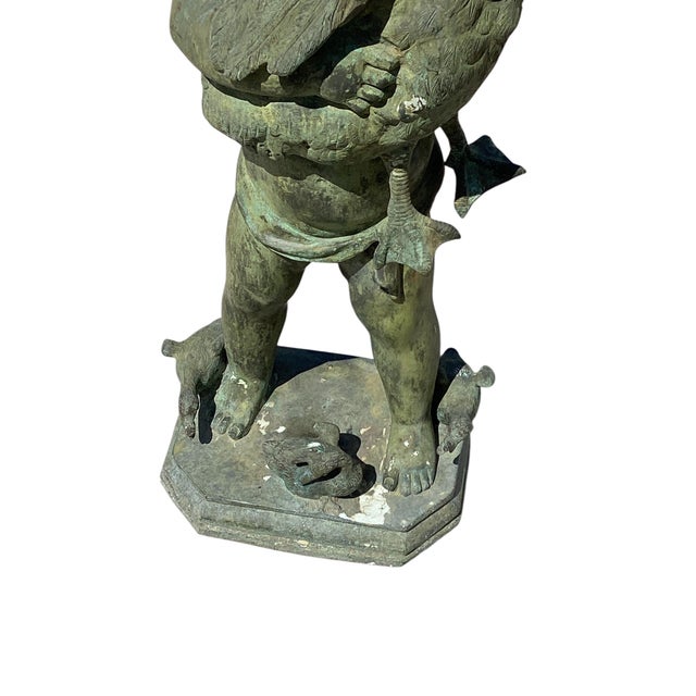 Antique Italian Bronze Fountain For Sale - Image 10 of 10