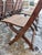 American Antique Quartersawn Oak Folding Chairs, Steamboat Theater Seating, Set of 12 For Sale - Image 3 of 18