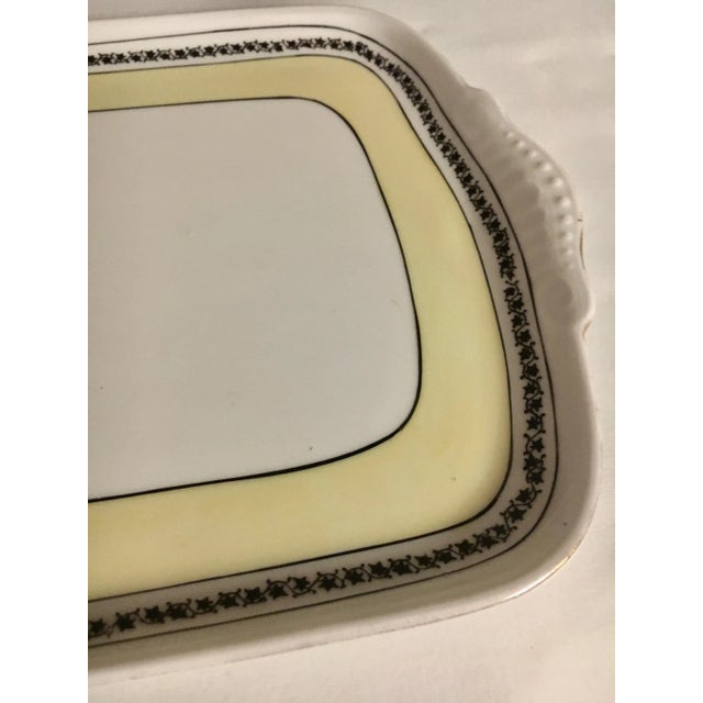 Ceramic Union Bavaria Porcelain Tray and Candlesticks For Sale - Image 7 of 13