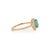 Metal 1.2ct Zambian Emerald Heart Necklace in 14k Gold With Halo Diamonds Size 7 For Sale - Image 7 of 17