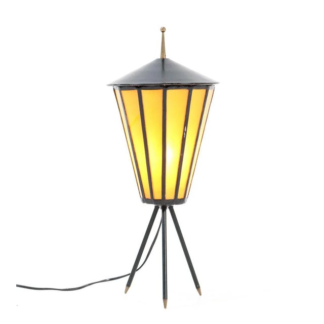 French Mid-Century Modern Table Lamp, 1950s For Sale - Image 12 of 12