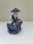 Ceramic Chinese Blue and White Porcelain Fisherman Statue For Sale - Image 7 of 7