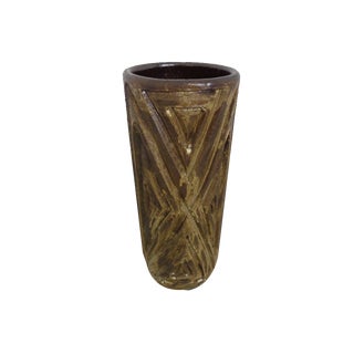 Large Brutalist Ceramic Umbrella Stand, Italy, 1960s For Sale