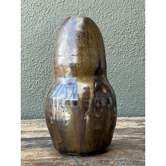 Vintage Original Studio Pottery Vase For Sale - Image 12 of 12