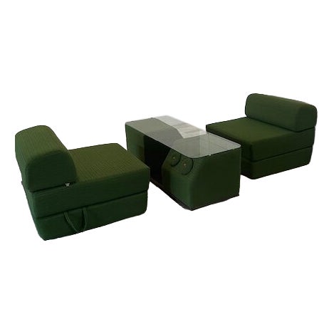 Vintage Sit-Sleeping Set from Tatra Nafromtok, 1970s, Set of 3 For Sale