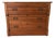Vintage American Traditional Three Drawer Chest With Brass Handles For Sale