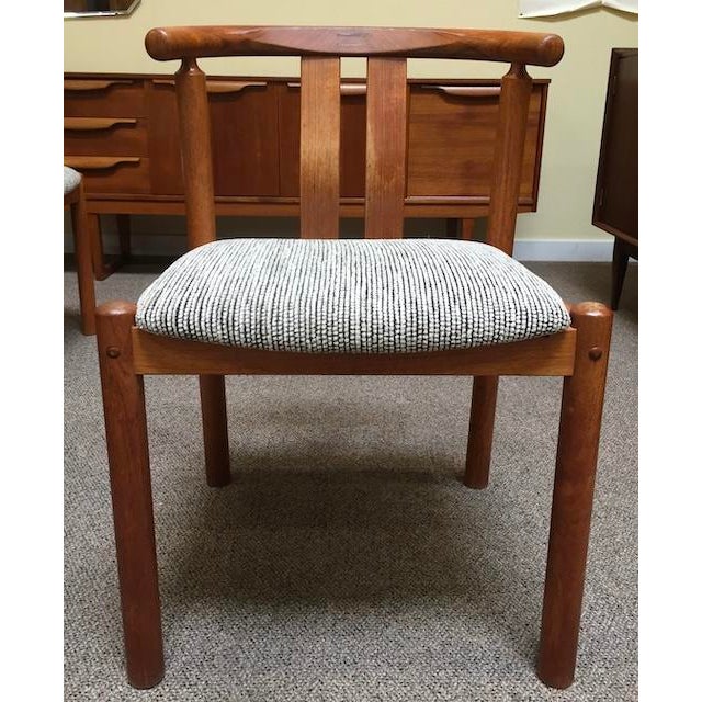 Set of Six Mid Century Danish Modern Teak Dining Chairs by Hans J.Frydendal for Boltinge Stolefabrik, Denmark c.1960 For Sale - Image 10 of 12