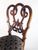 Wood 19th Century Sculptural Backrest Walnut and Velvet Sec Dining Chairs, Set of 4 For Sale - Image 7 of 13