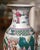 Pair of Mid-Century Chinese Famille Rose Porcelain Vases on Wood Bases For Sale In Dallas - Image 6 of 12