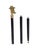 1980s Antique Black Wooden Folding Walking Stick Cane With Sherlock Holmes Head Handle For Sale - Image 5 of 8