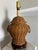 Hollywood Regency Mid 20th Century Ginger Jar Rattan Lamp With Handles on Wood Base For Sale - Image 3 of 6