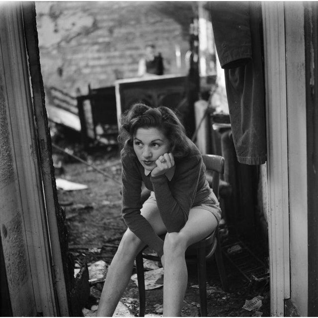 Ballet After The Bombs A dancer in a bombed out dressing room works on a revue by choreographer Buddy Bradley in the UK...