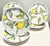 Handpainted Italian Lemon Dinner Plates Blue White Citrus Dining - Set of 12 For Sale - Image 4 of 13