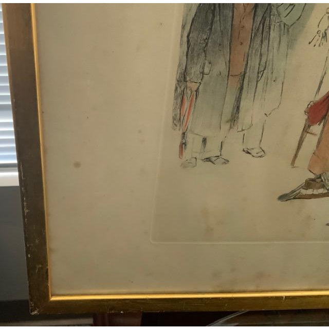 Mid 20th Century Gaston Hoffmann the Blatant Mortal Sin - Signed For Sale In West Palm - Image 6 of 8