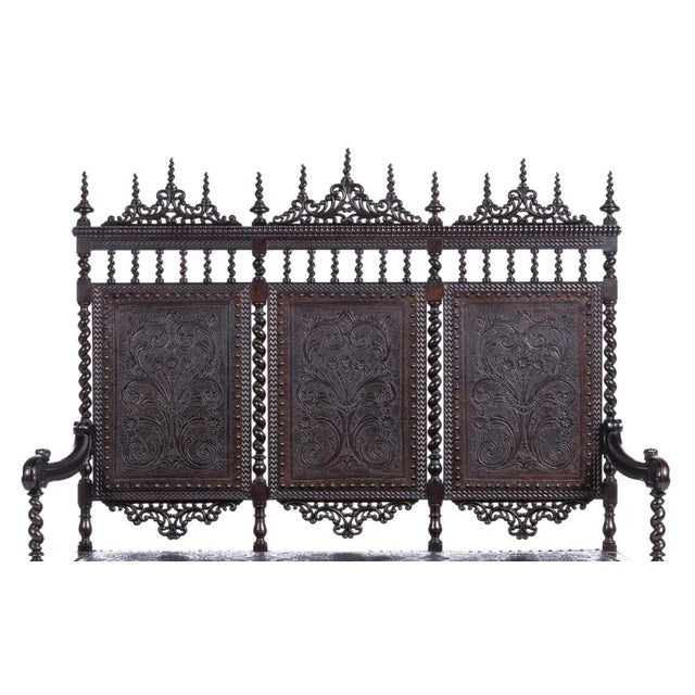 19th Century Portuguese Three-Seat Sofa For Sale - Image 4 of 6