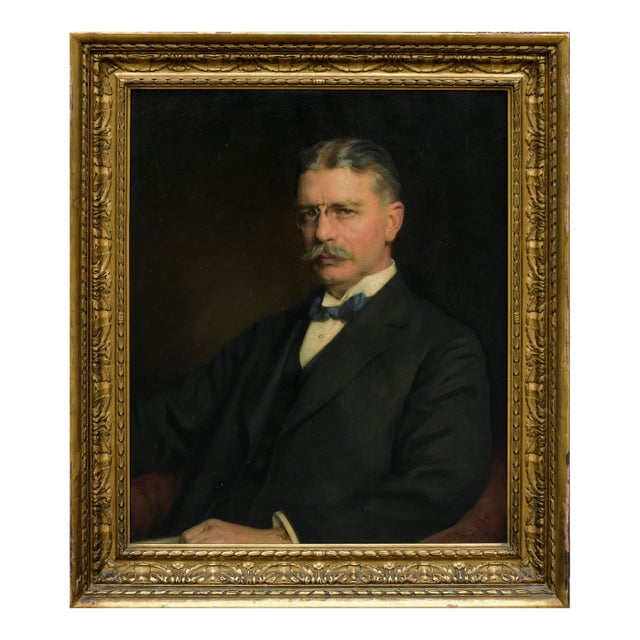 Portrait of Franklin Atwood Park, Vp of Singer Mfg. Co. By Arthur Trevethin Nowell For Sale