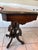 Vintage Petite Inlaid Wood Accent Table With Tripod Base Federal Style For Sale - Image 10 of 15