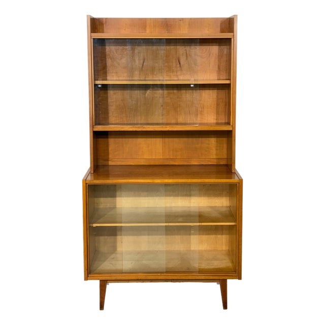 Vintage Bookcase in Wood For Sale
