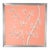 Chinoiserie Blush Pink Chinoiserie Silk Wallpaper Panel Diptych "Bird & Bamboo" Framed in Silver Leaf, a Pair For Sale - Image 3 of 5