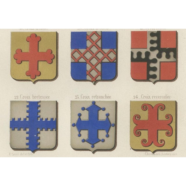 Heraldic Crosses Continued, 1851, Paper For Sale - Image 6 of 9